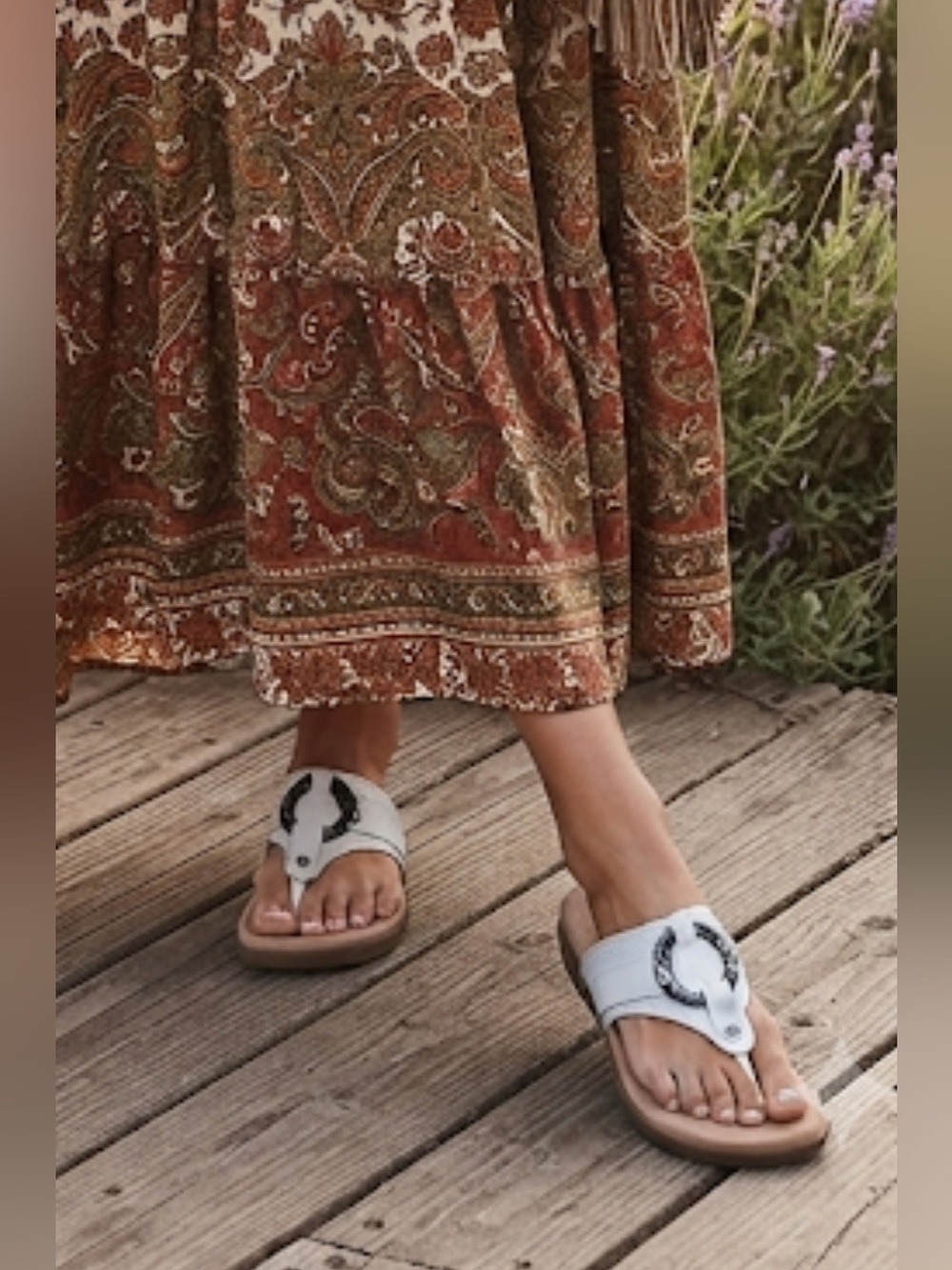 Cliffs by White Mountain Benedict Sandal Size 6 Slip-On Comfort Summer NWOB